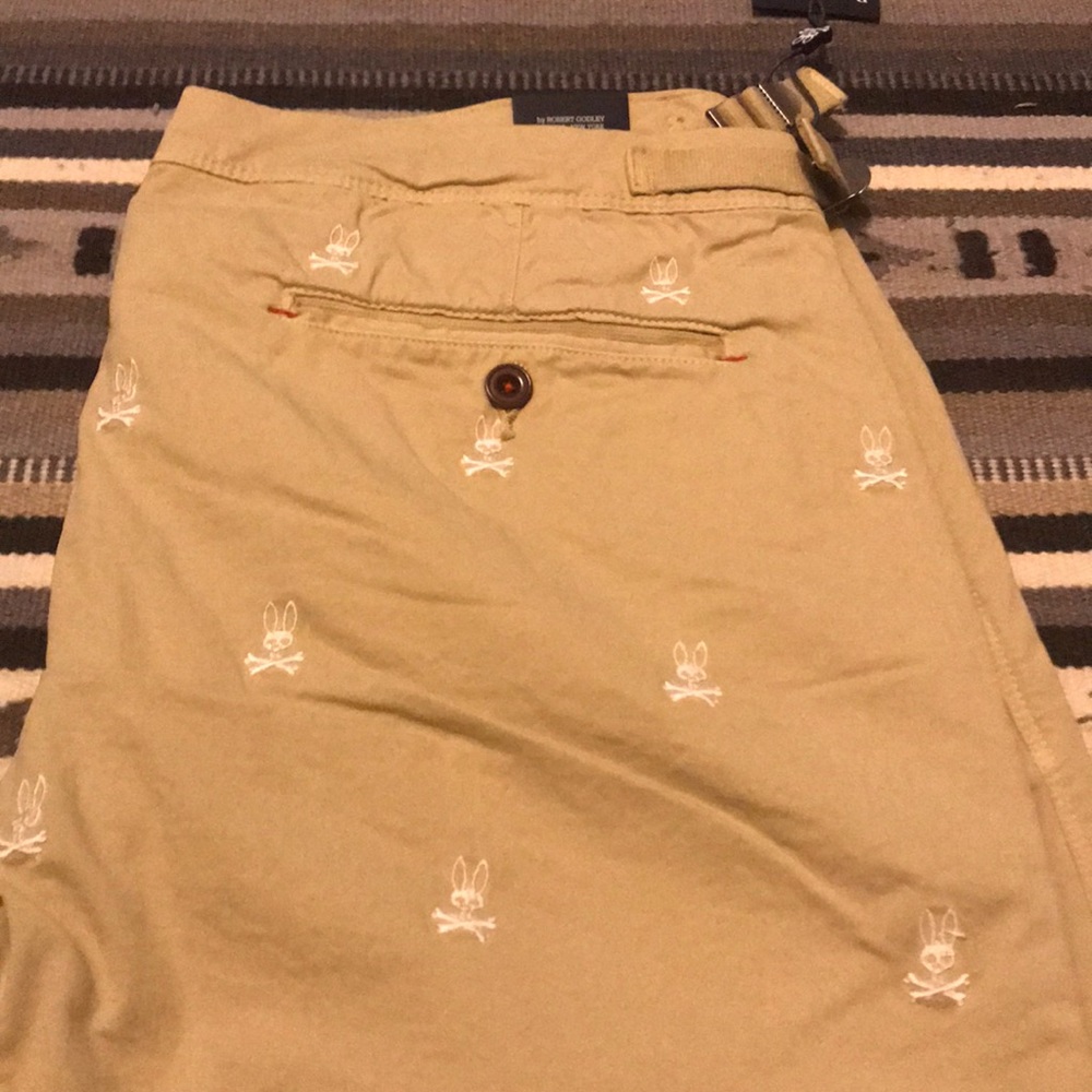 Men’s Psycho Bunny Shorts Khaki Size 34
